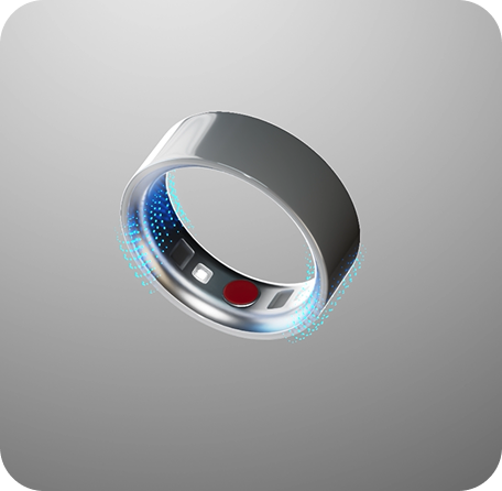 A smart ring with the Biozen sensor embedded on its inner band